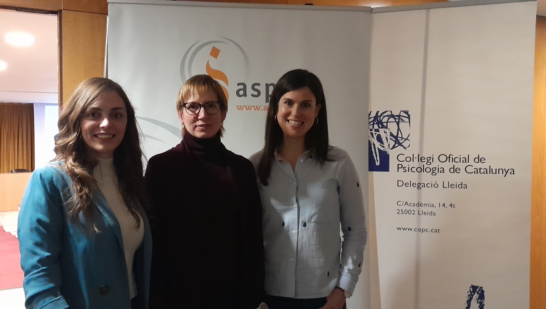 De dreta a esquerra: Anna Carnes, Olga Gelonch i Thelma Hernando