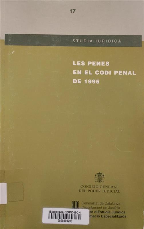 Les Penes en el Codi penal de 1995