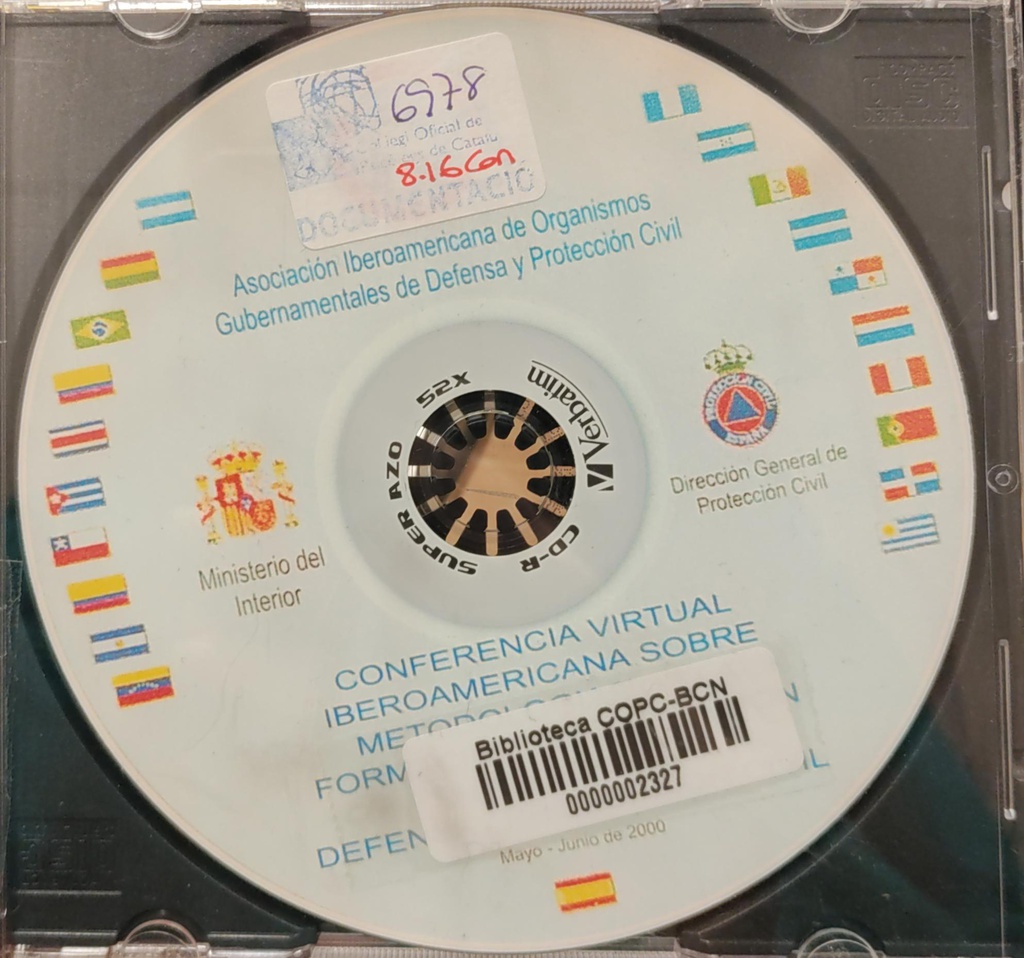 Asociación Iberoamericana de organismos Gubernamentales de Defensa y Protección Civil Conferencia virtual Iberoamericana sobre metodologías de la formación capacitación en materia de defensa protección civil / 