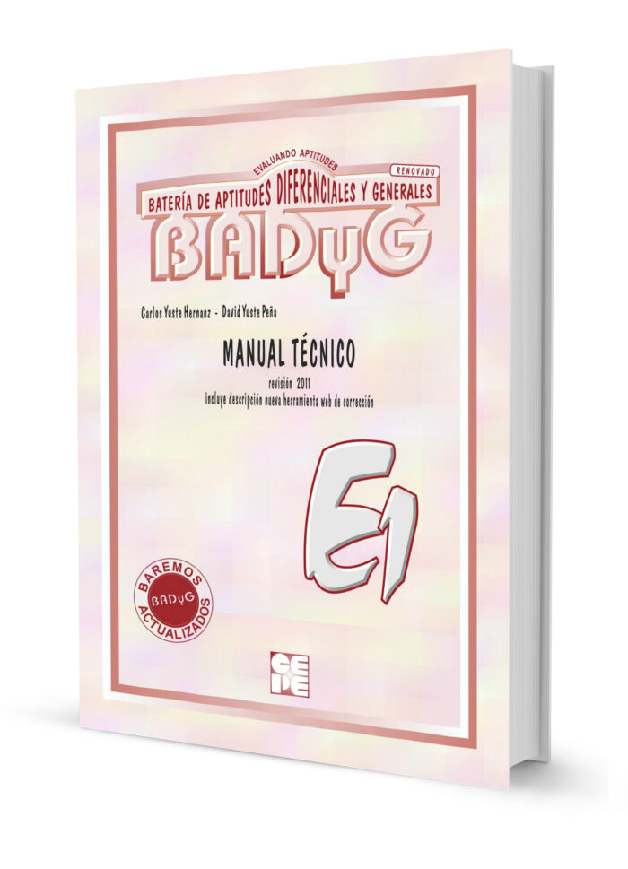 BADyG-E1-R : manual técnico / Carlos Yuste Hernanz