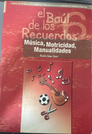 El Baúl de los recuerdos : manual de estimulación cognitiva para enfermos de Alzheimer en ambiente familiar : música, motricidad, manualidades : Vol.6 / Noelia Sáez Sanz ... [et al.]