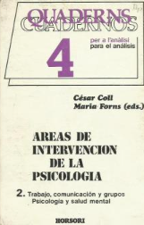 Áreas de intervención de la psicología / César Coll, María Forns (eds.)