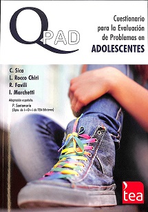 Q-PAD : cuestionario para la evaluación de problemas en adolescentes : manual / Claudio Sica, Luigi Rocco Chiri, Riccardo Favilli ... [et al.] ; adaptación española: Pablo Santamaría