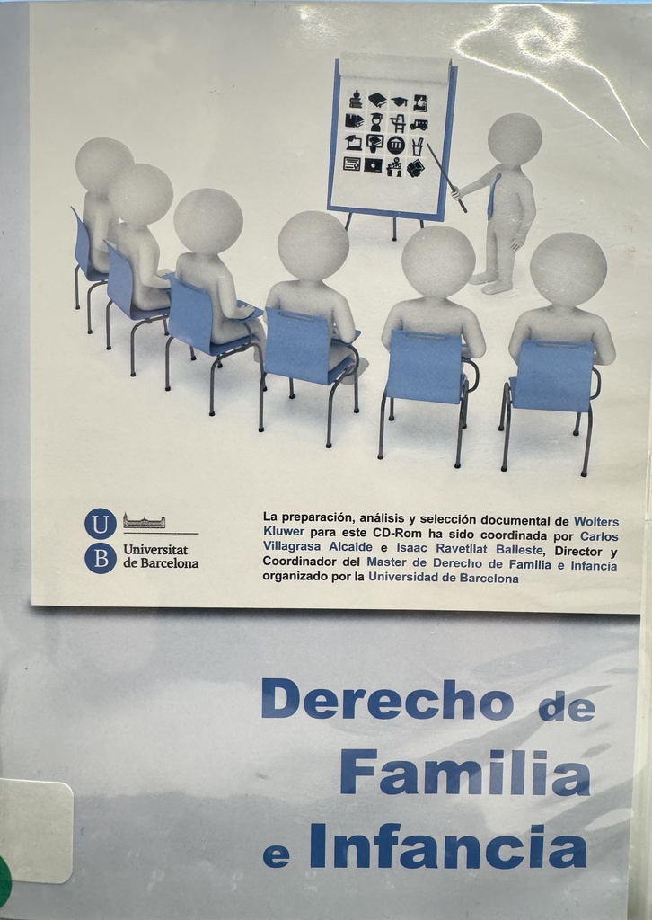 Derecho de familia e infancia / coordinado por Carlos Villagrasa Alcaide e Isaac Ravetllat Balleste