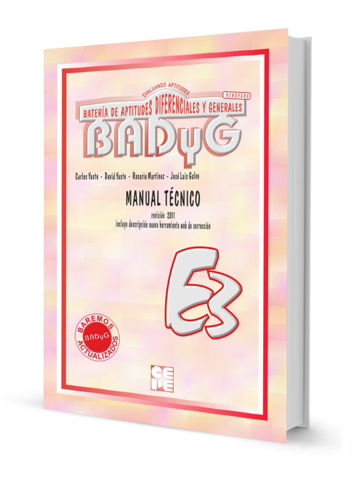 BADYG E3-R (10 A 12 ANYS) CORRECCIÓ MANUAL PACK