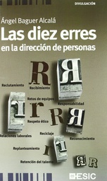 [848] Las 10R en la dirección de personas / Ángel Baguer Alcalá