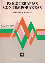 [2736] Psicoterapias contemporaneas : modelos y métodos / Steven Jay Linn, John P. Garske