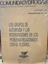 [2846] Los Grupos de autoayuda y las intervenciones en los problemas relacionados con el alcohol