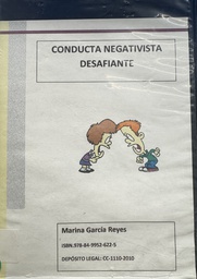 [4688] Conducta negativista desafiante autora, Marina García Reyes