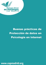 Buenas prácticas de protección de datos en psicología en internet
