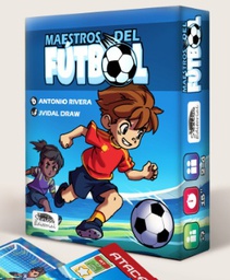 Maestros del fútbol / Creado por Antonio Rivera; Ilustrado por Jvidal Draw
